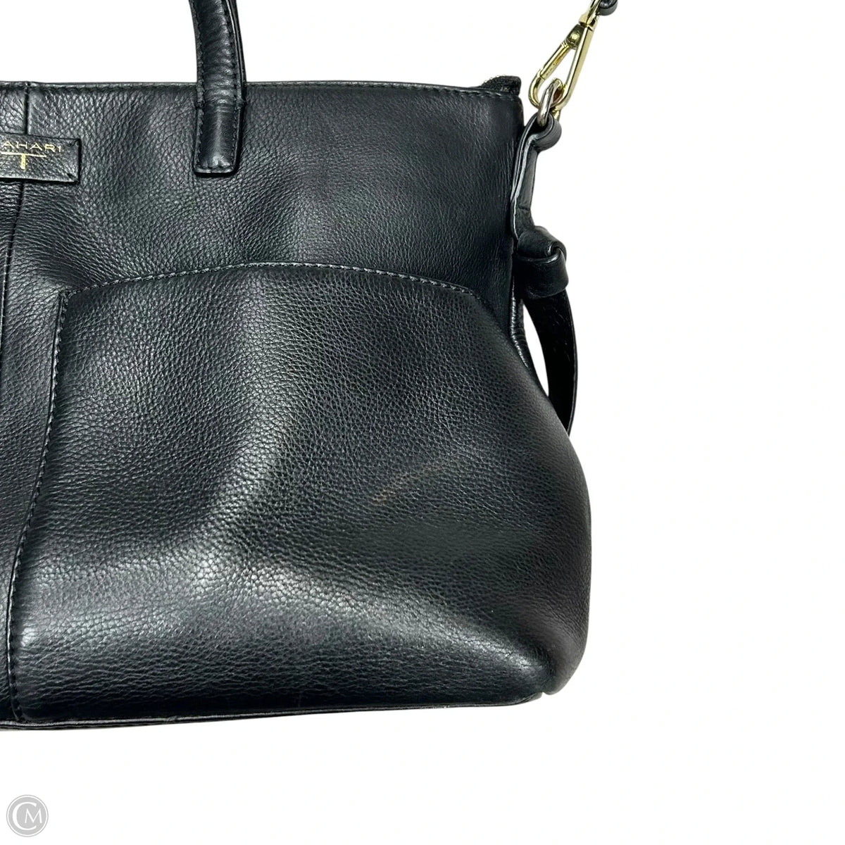 Crossbody Leather By Tahari, Size: Medium