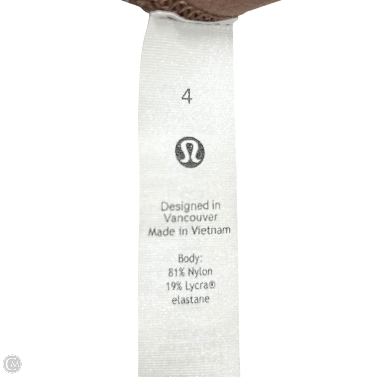 Athletic Leggings By Lululemon In Brown, Size: S