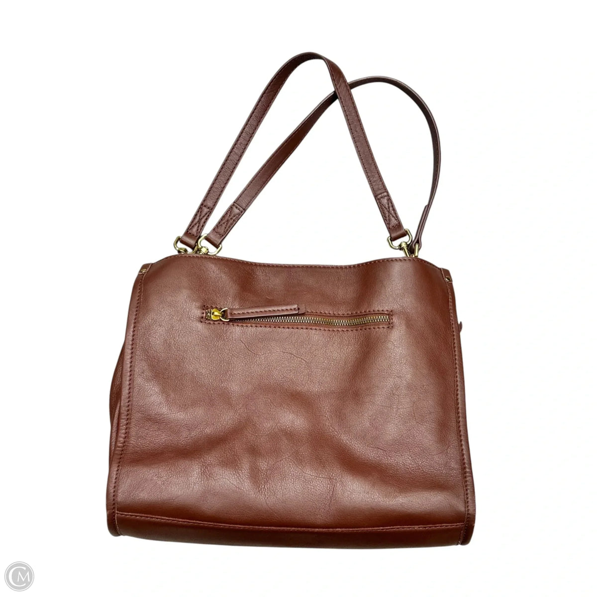 Handbag Leather By American Leather Co, Size: Medium