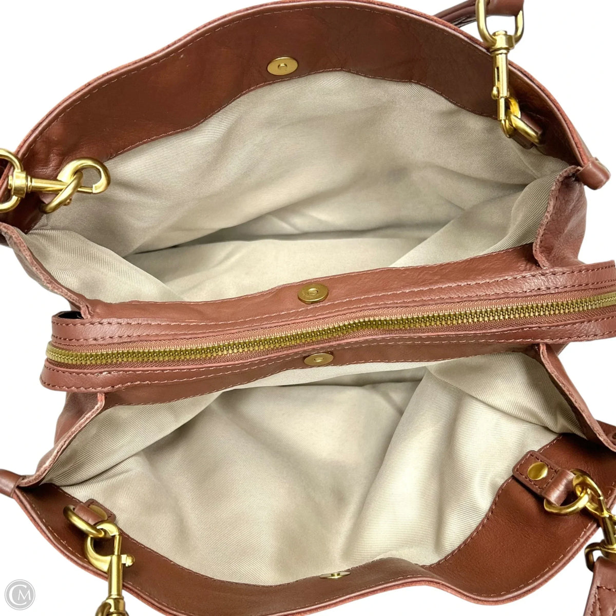 Handbag Leather By American Leather Co, Size: Medium