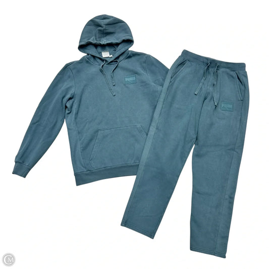 Athletic Pants 2pc By Puma In Blue, Size: S