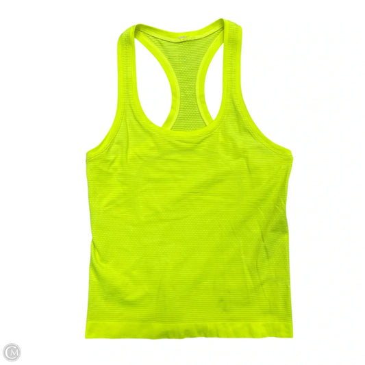 Athletic Tank Top By Lululemon In Yellow, Size: S