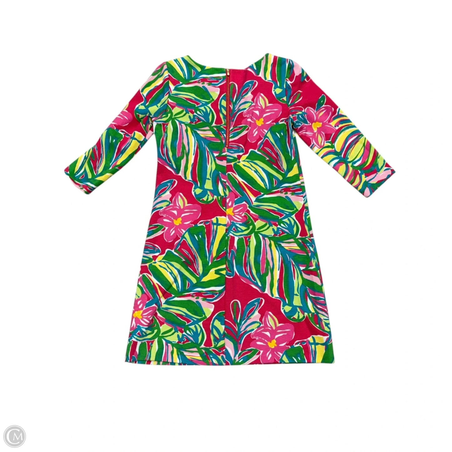 Dress Designer By Lilly Pulitzer In Green & Pink, Size: M
