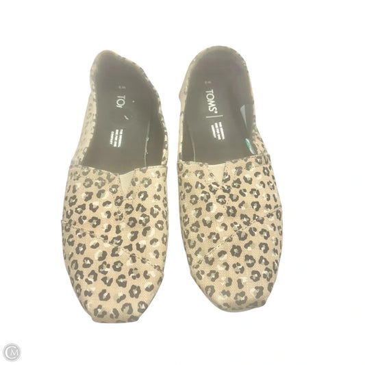 Shoes Flats By Toms In Animal Print, Size: 8