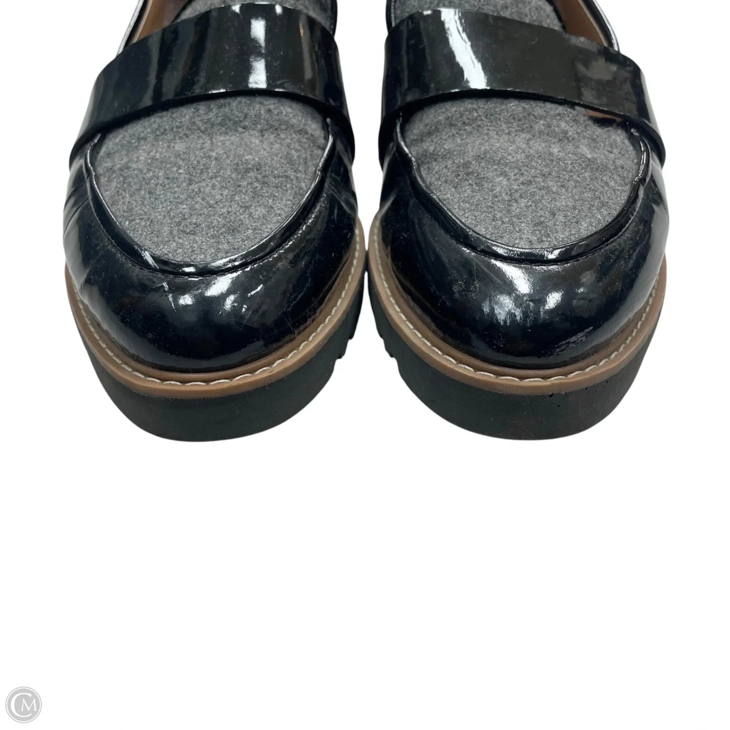 Shoes Flats By Halogen In Black & Grey, Size: 8