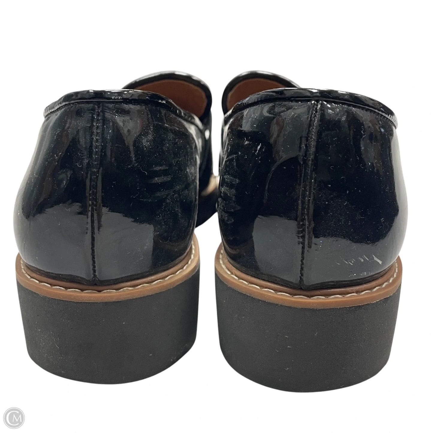 Shoes Flats By Halogen In Black & Grey, Size: 8