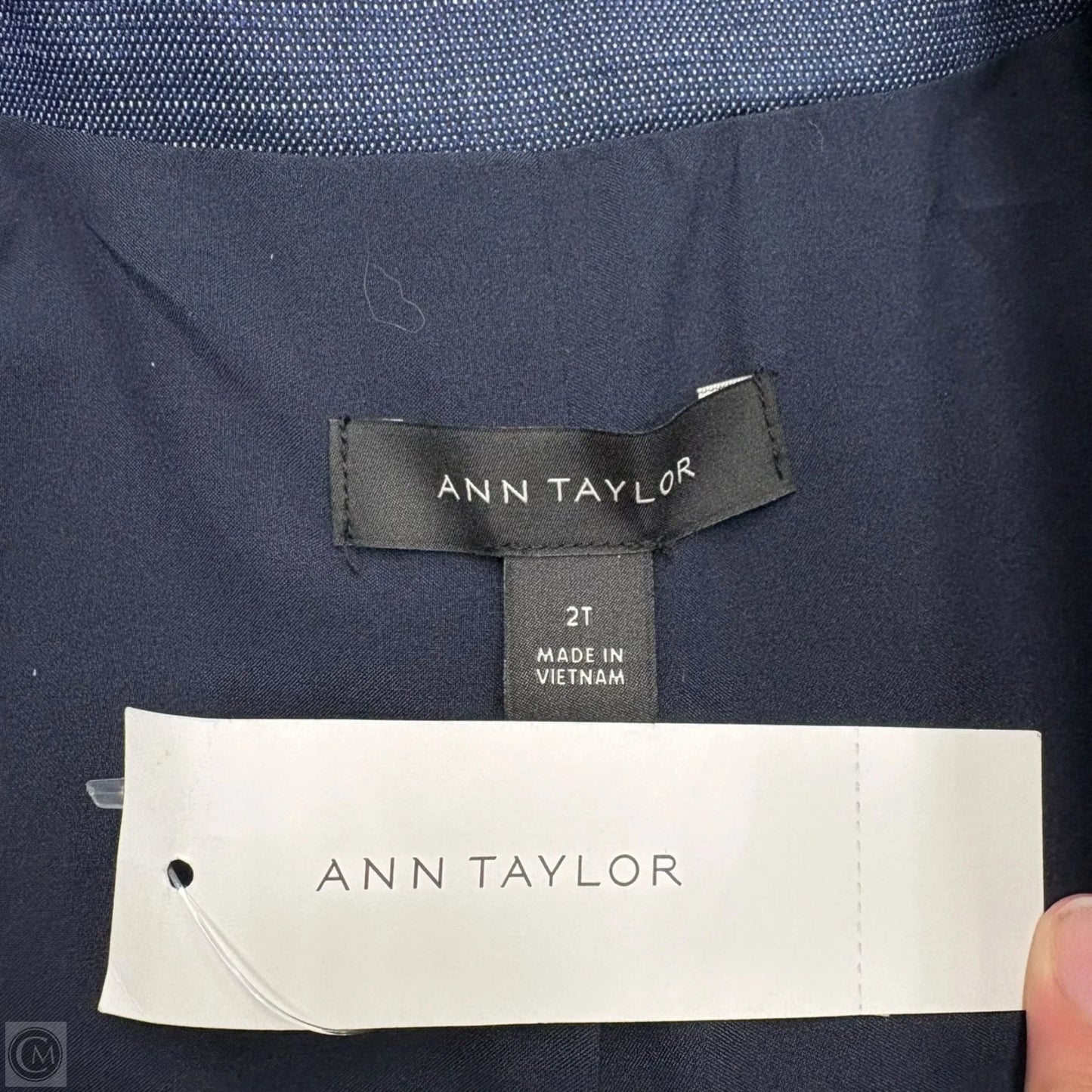 Blazer By Ann Taylor In Navy, Size: S