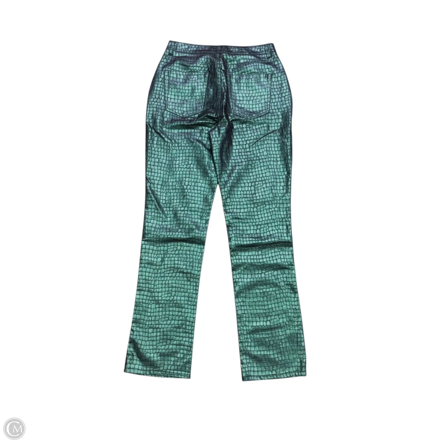 Jeans Straight By Afrm In Green & Purple, Size: 6