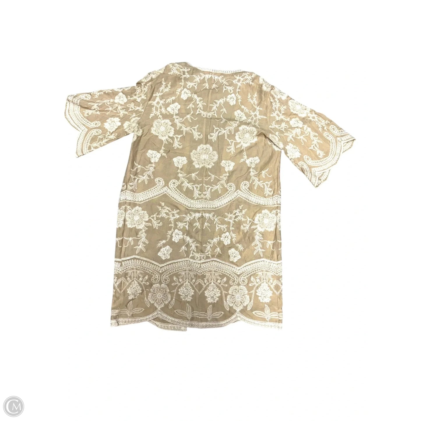 Cardigan By Solitaire In Cream, Size: M