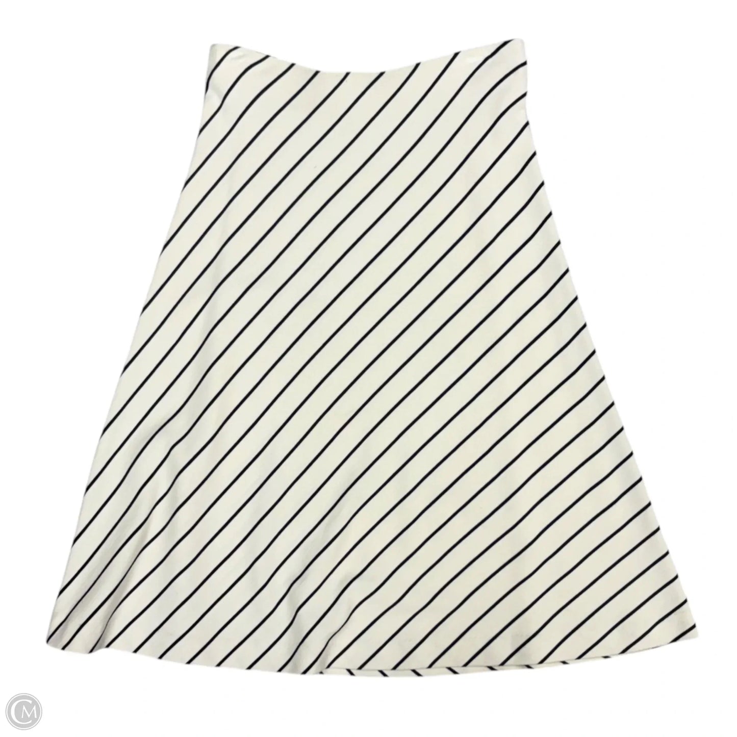 Skirt Maxi By Ann Taylor In Black & White, Size: 2