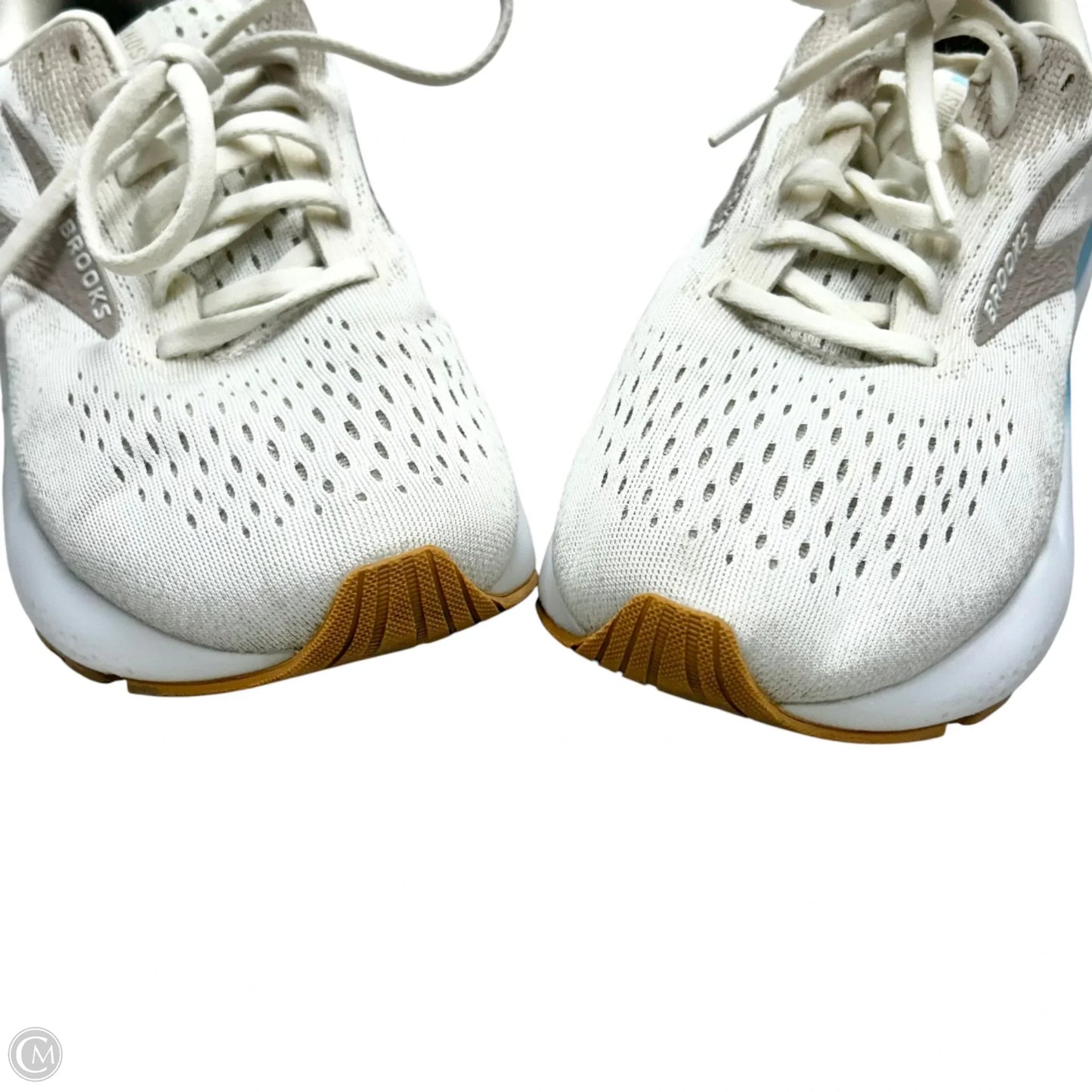 Shoes Athletic By Brooks In Blue & White, Size: 9