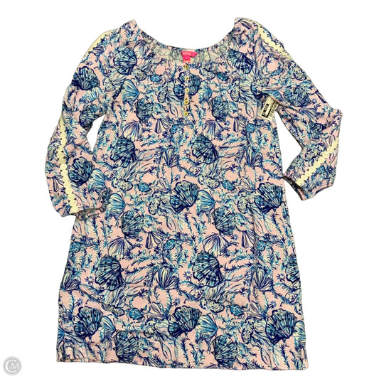 Dress Designer By Lilly Pulitzer In Blue & Pink, Size: L