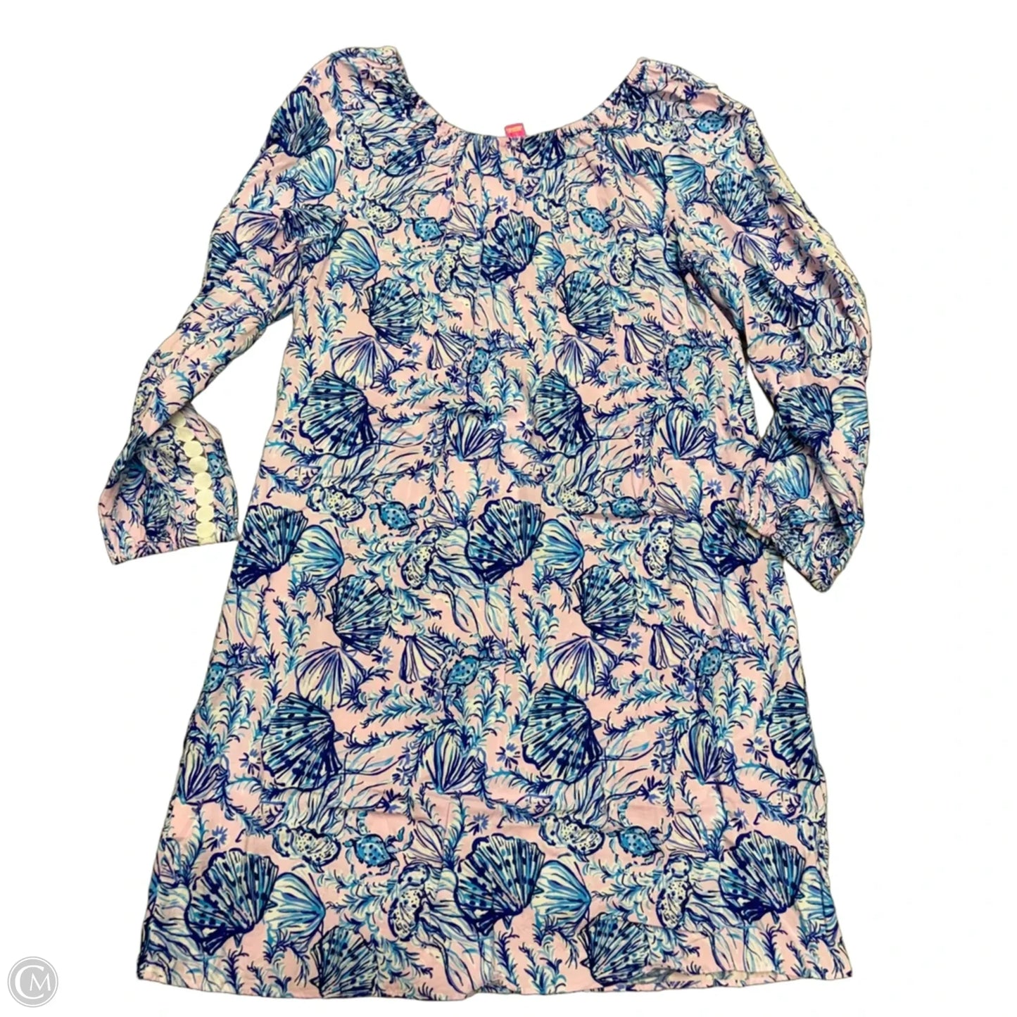Dress Designer By Lilly Pulitzer In Blue & Pink, Size: L