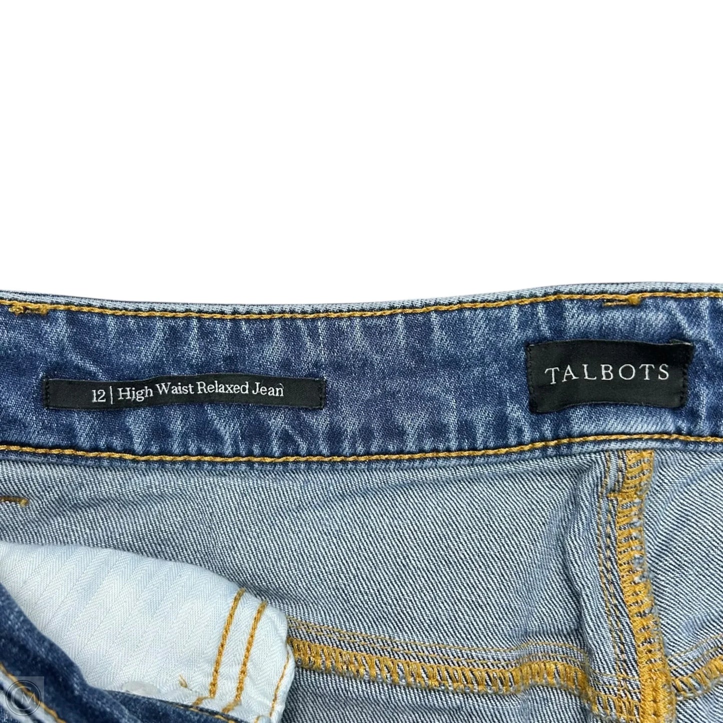 Jeans Straight By Talbots In Blue, Size: 12