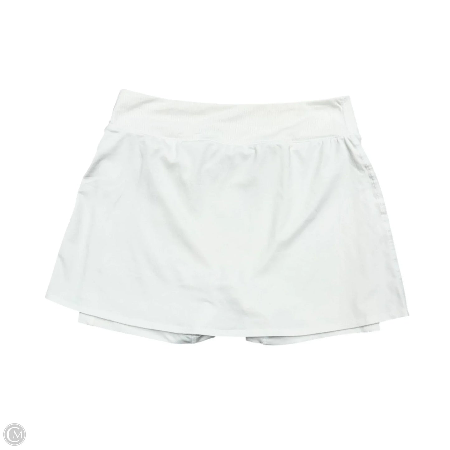 Athletic Skort By Nike In White, Size: S