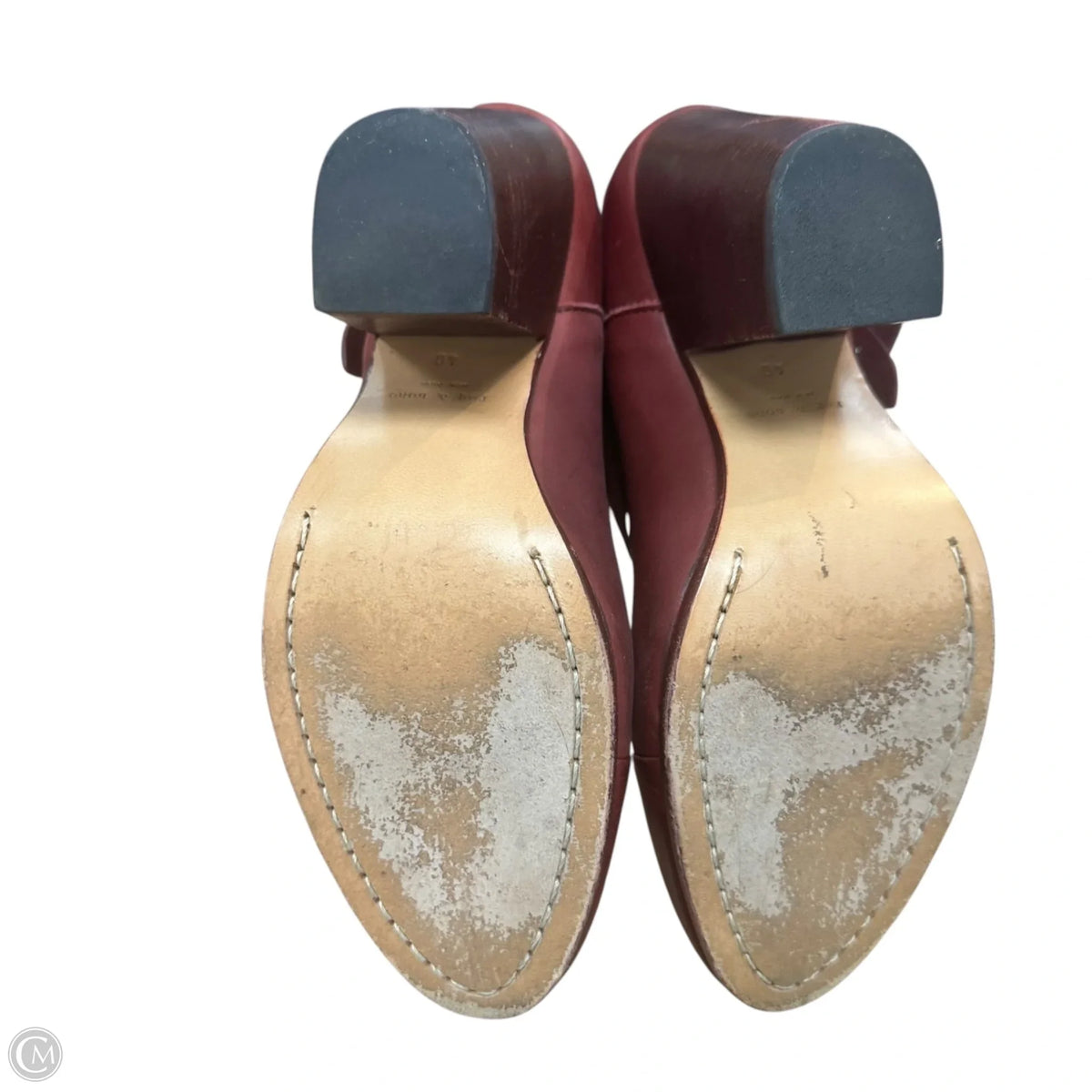 Boots Ankle Heels By Rag And Bone In Red, Size: 9.5