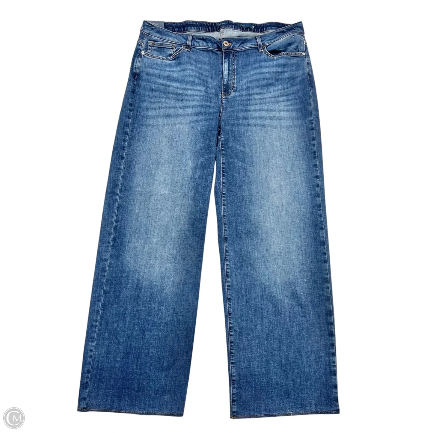 Jeans Wide Leg By J. Jill In Blue Denim, Size: 20