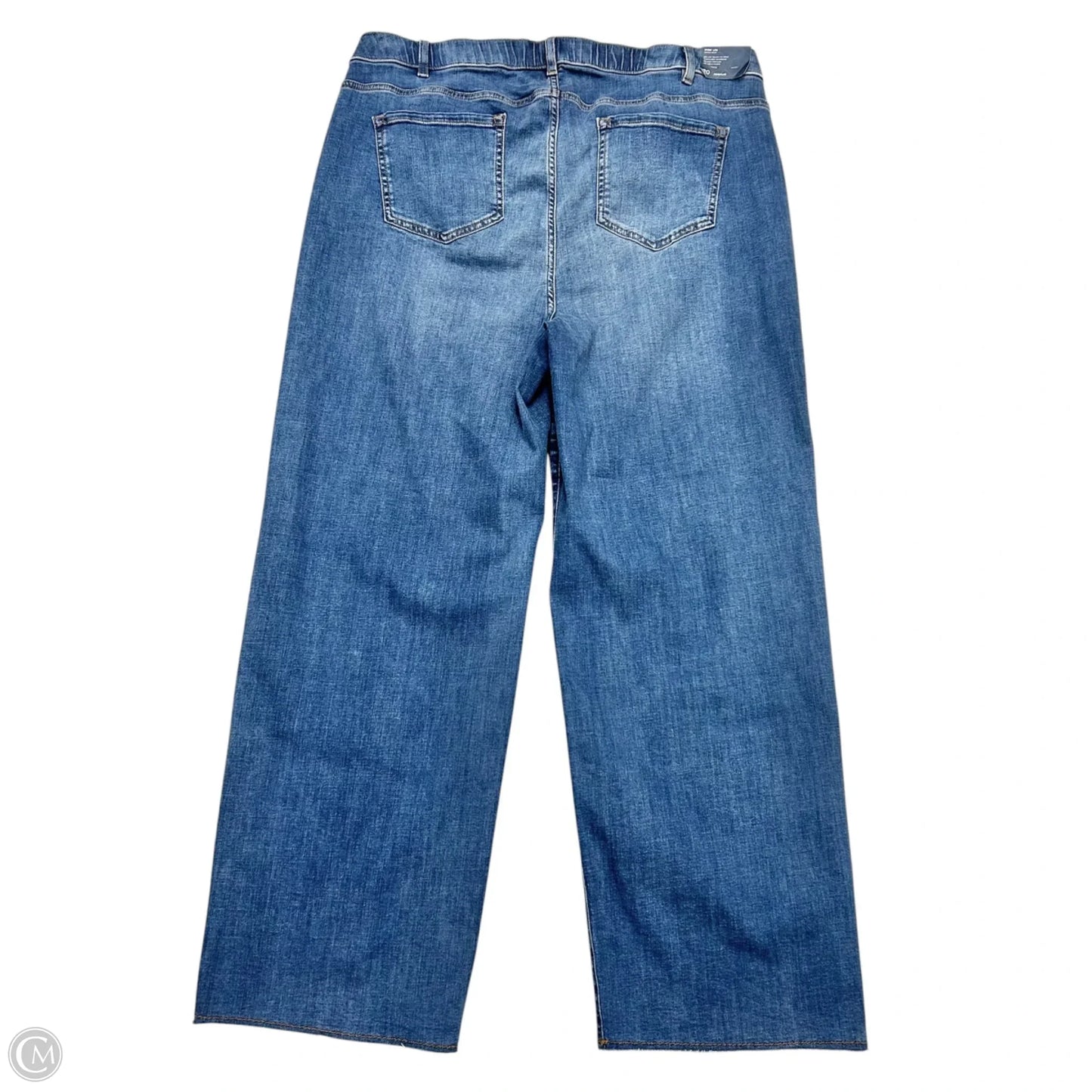 Jeans Wide Leg By J. Jill In Blue Denim, Size: 20