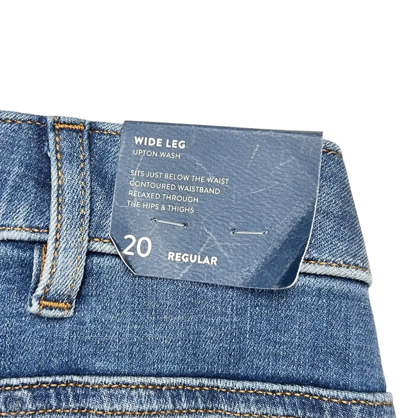 Jeans Wide Leg By J. Jill In Blue Denim, Size: 20