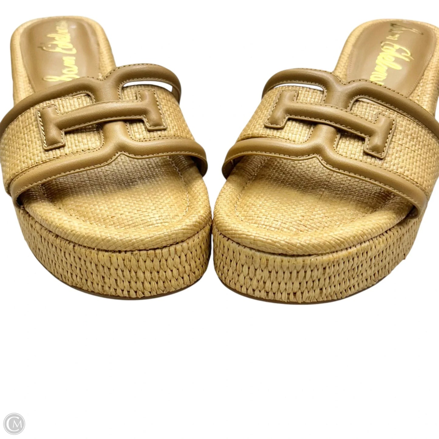 Sandals Heels Platform By Sam Edelman In Tan, Size: 8.5