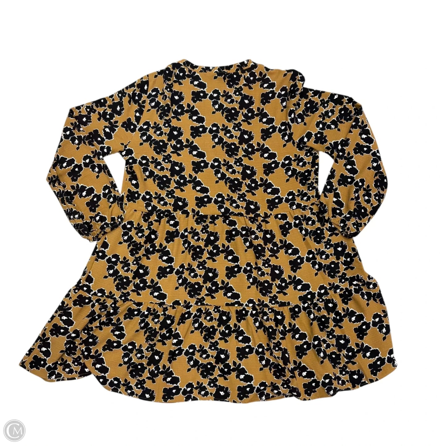 Dress Casual Midi By Nine West In Black & Brown, Size: Xl