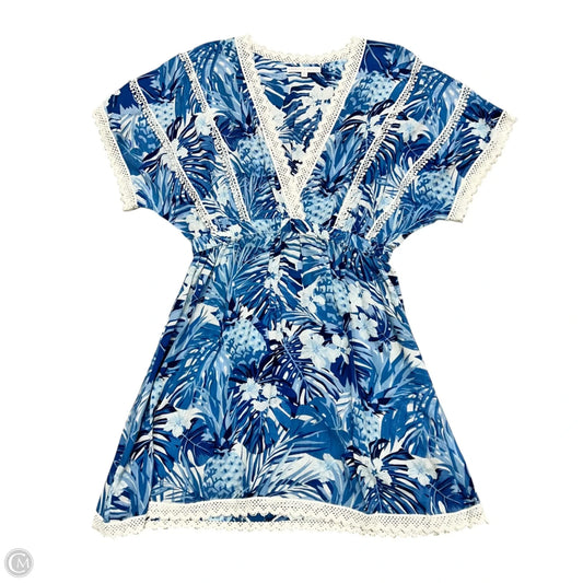 Romper By America & Beyond In Blue & White, Size: M