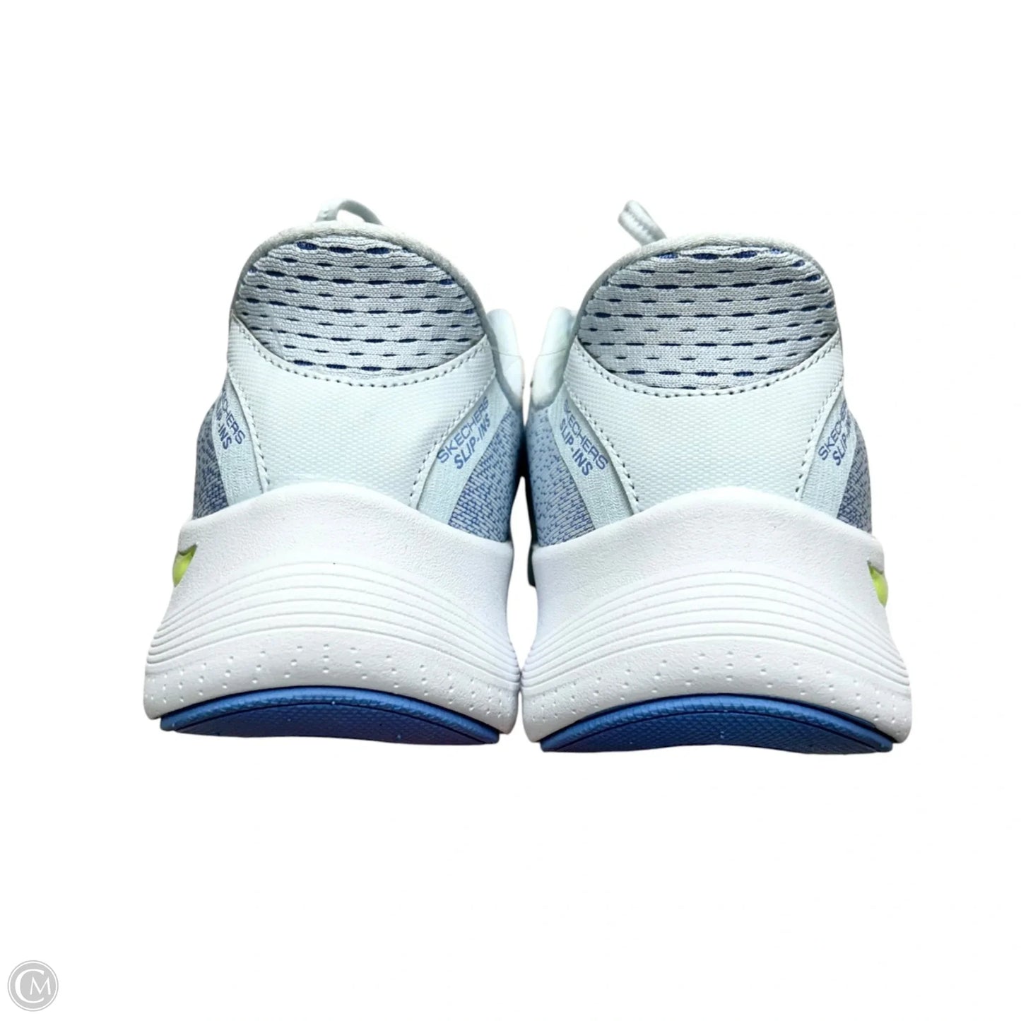 Shoes Sneakers By Skechers In Blue & Green, Size: 8.5