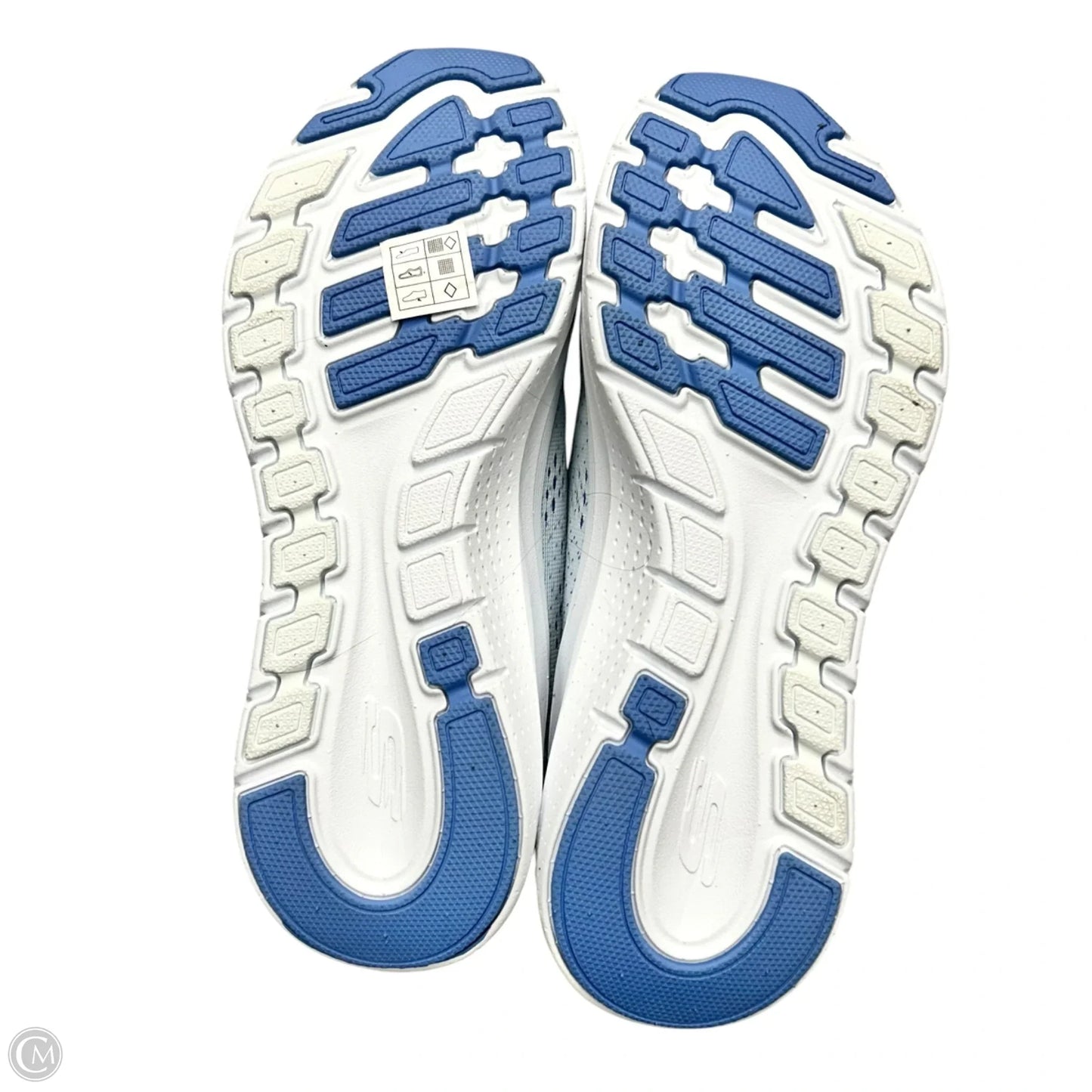 Shoes Sneakers By Skechers In Blue & Green, Size: 8.5