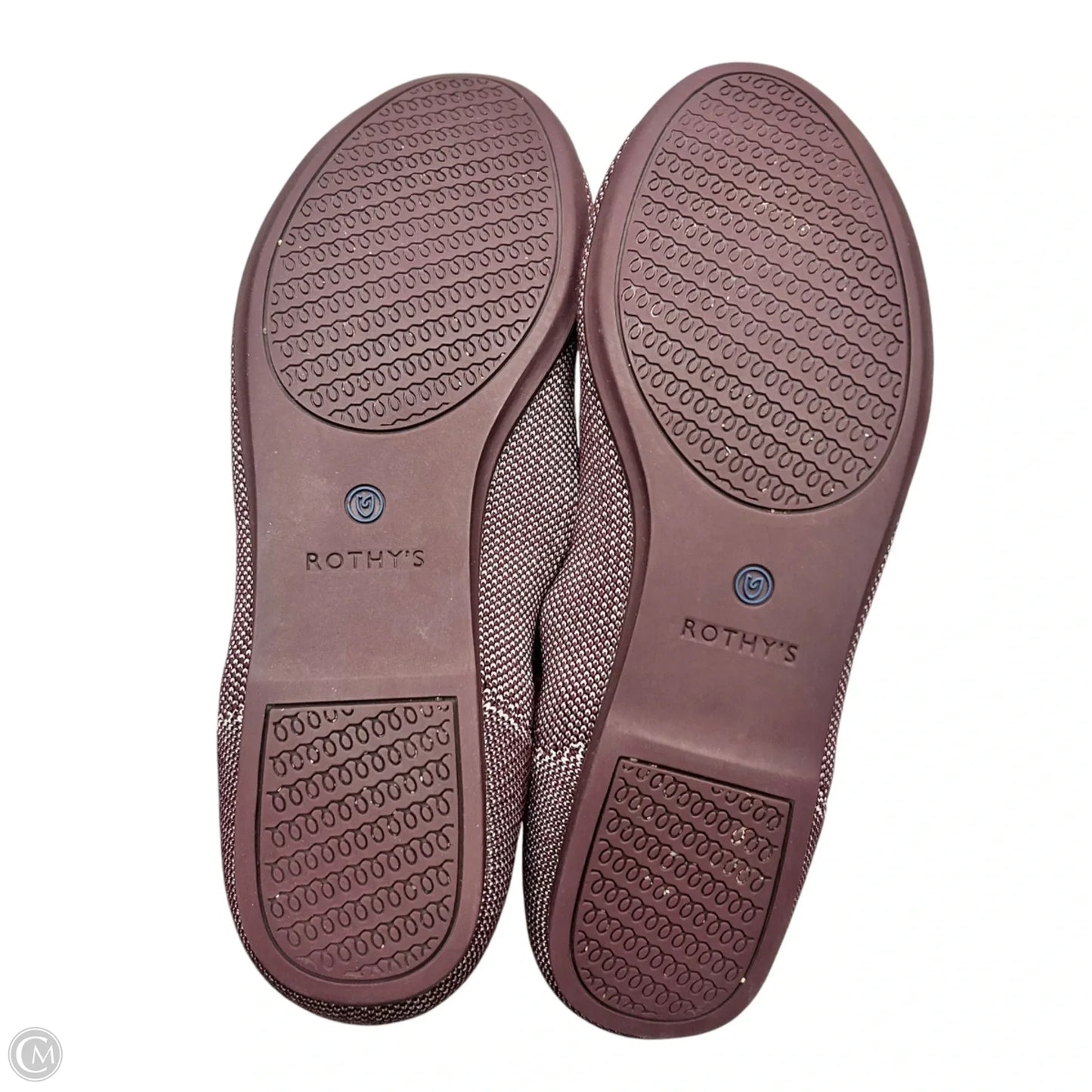 Shoes Flats By Rothys In Maroon, Size: 9