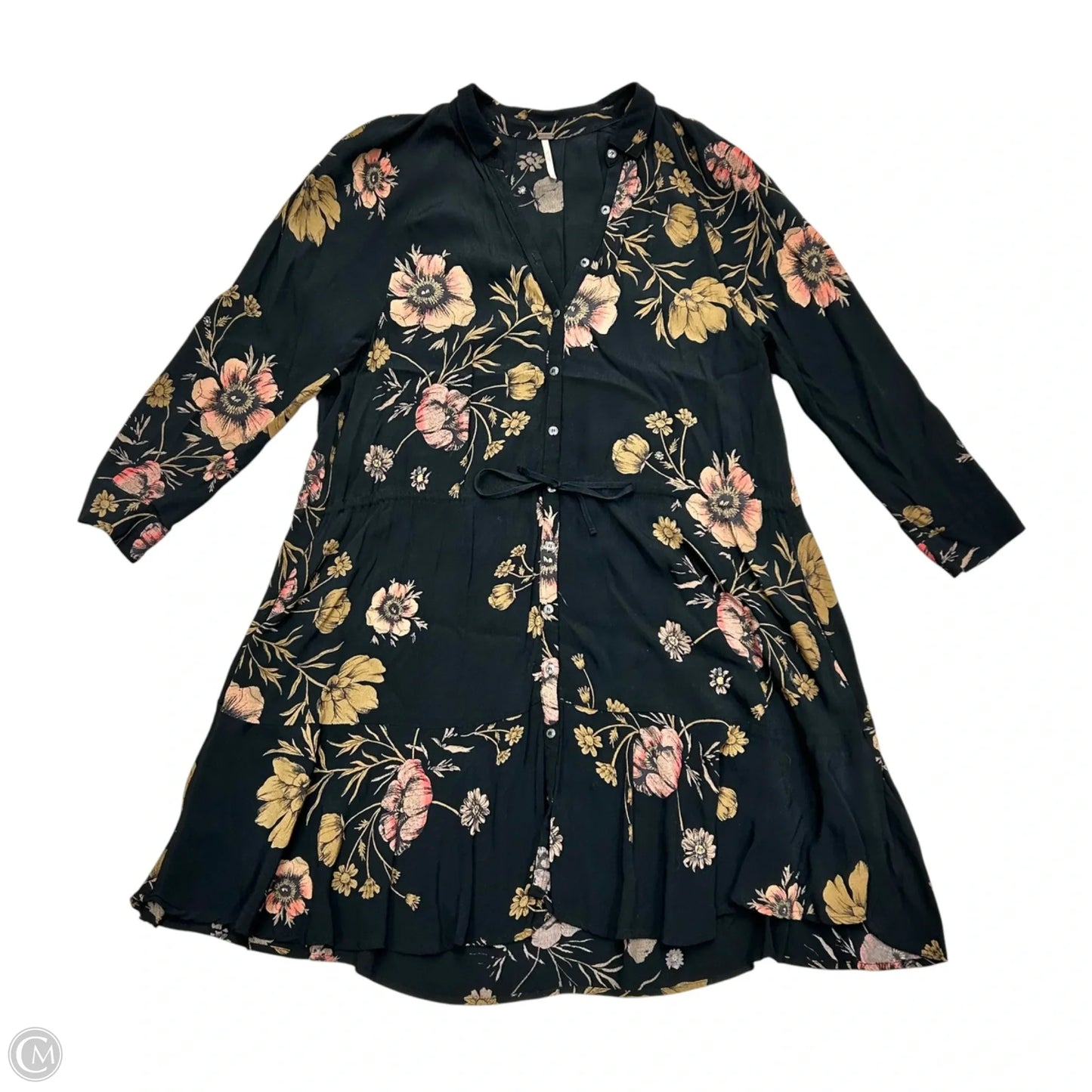 Dress Casual Midi By Free People In Black, Size: Xs