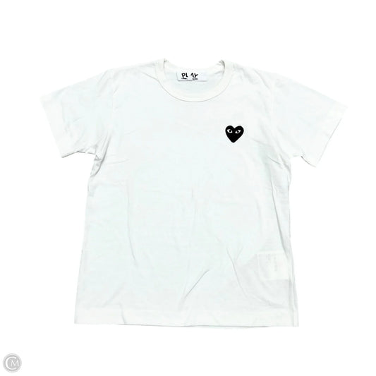 Top Short Sleeve By Comme Des Garcons In White, Size: M