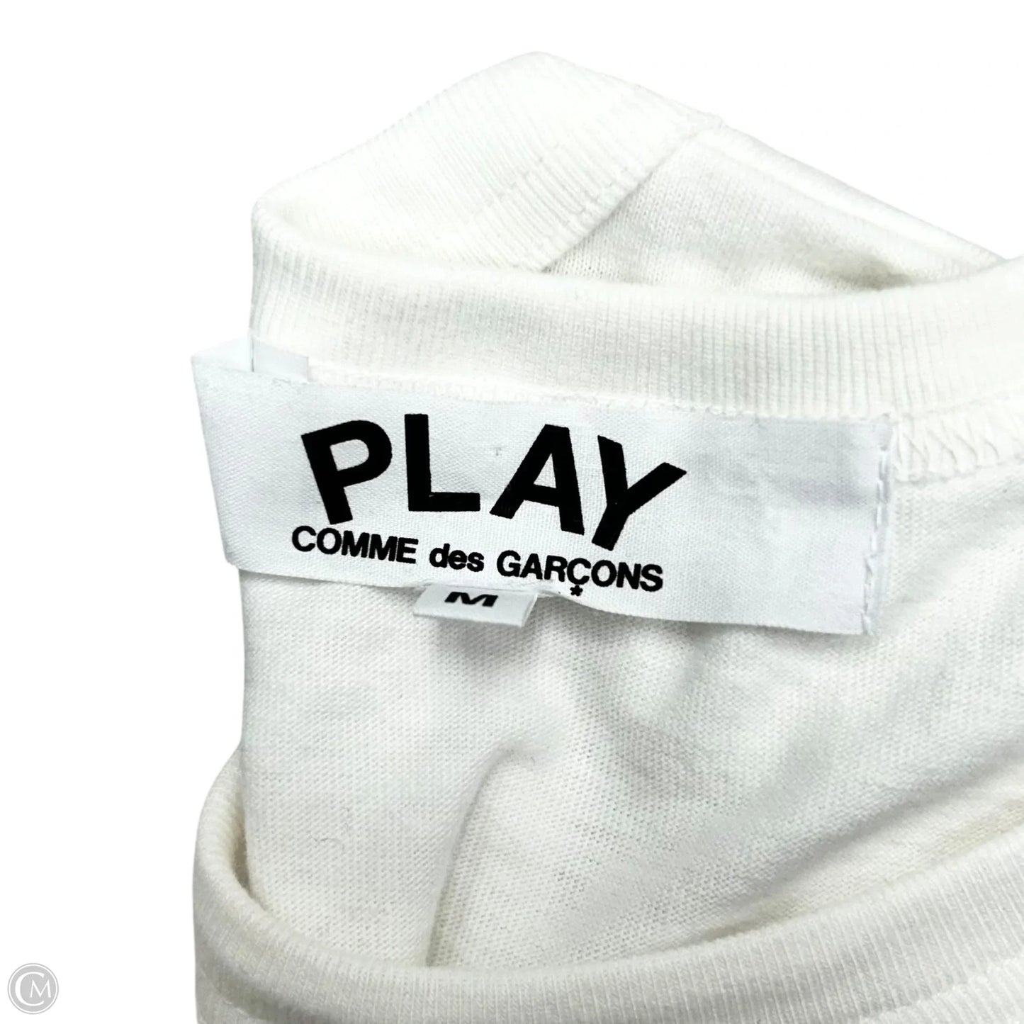 Top Short Sleeve By Comme Des Garcons In White, Size: M