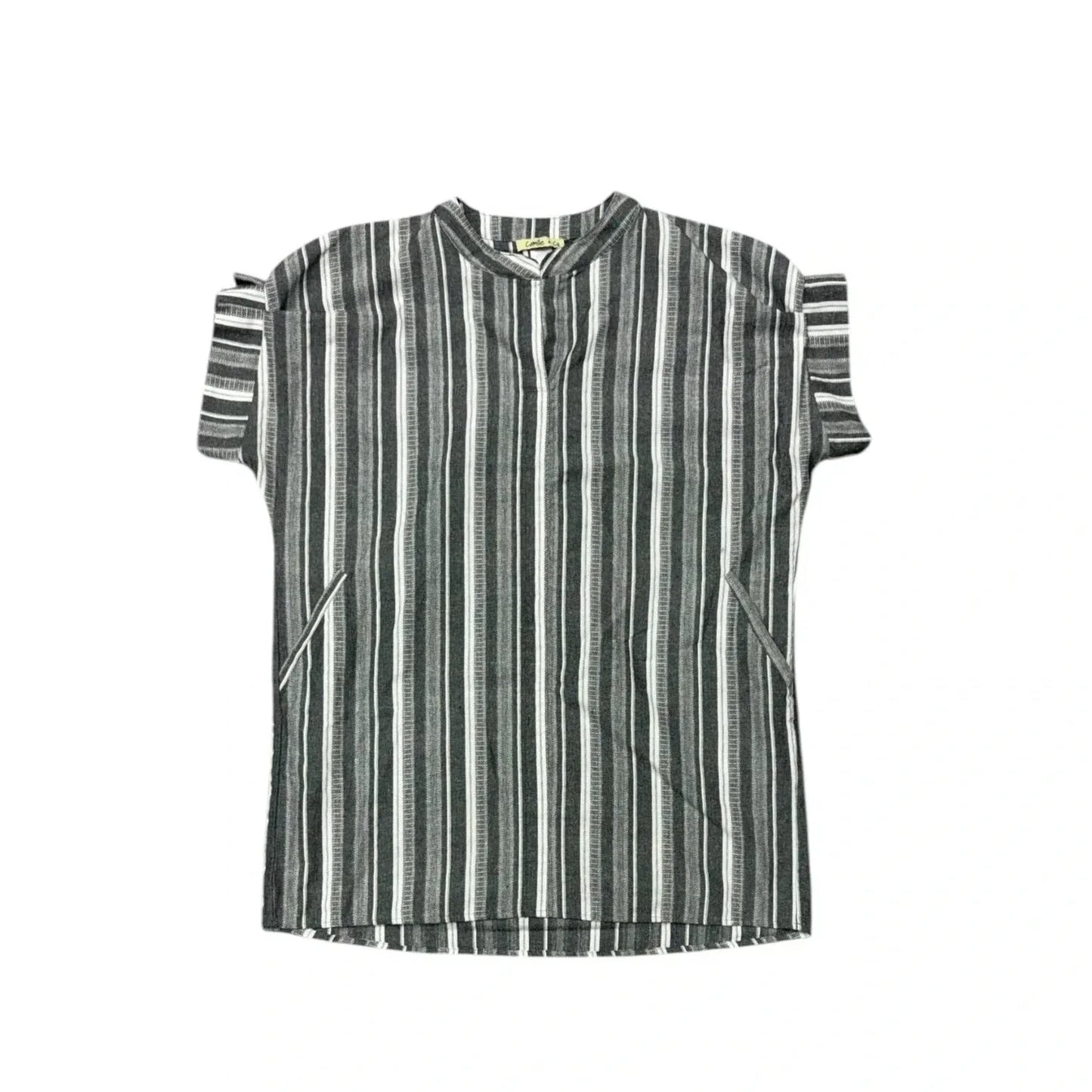 Dress Casual Midi By Camille & Co In Grey, Size: M