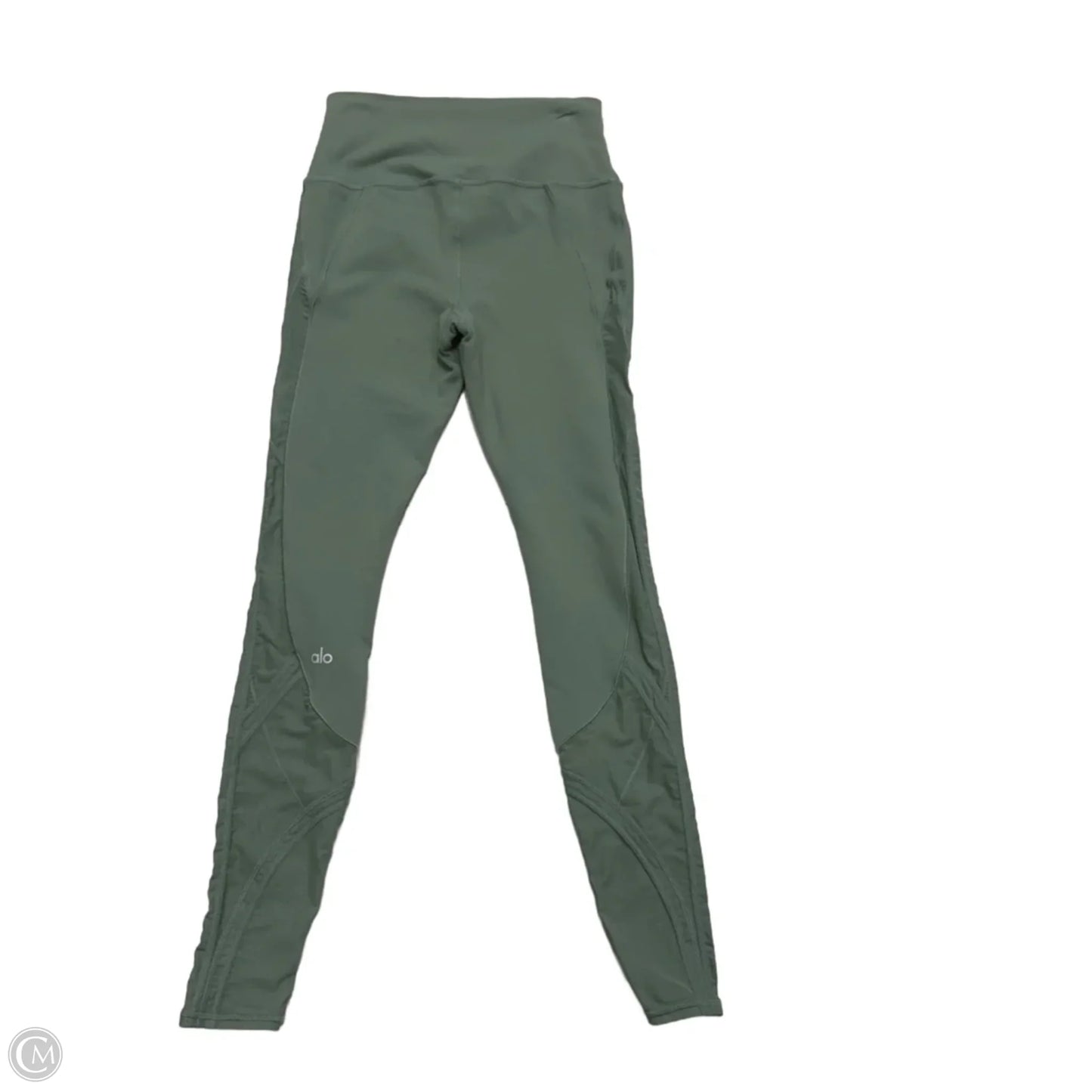 Athletic Leggings By Alo In Green, Size: S