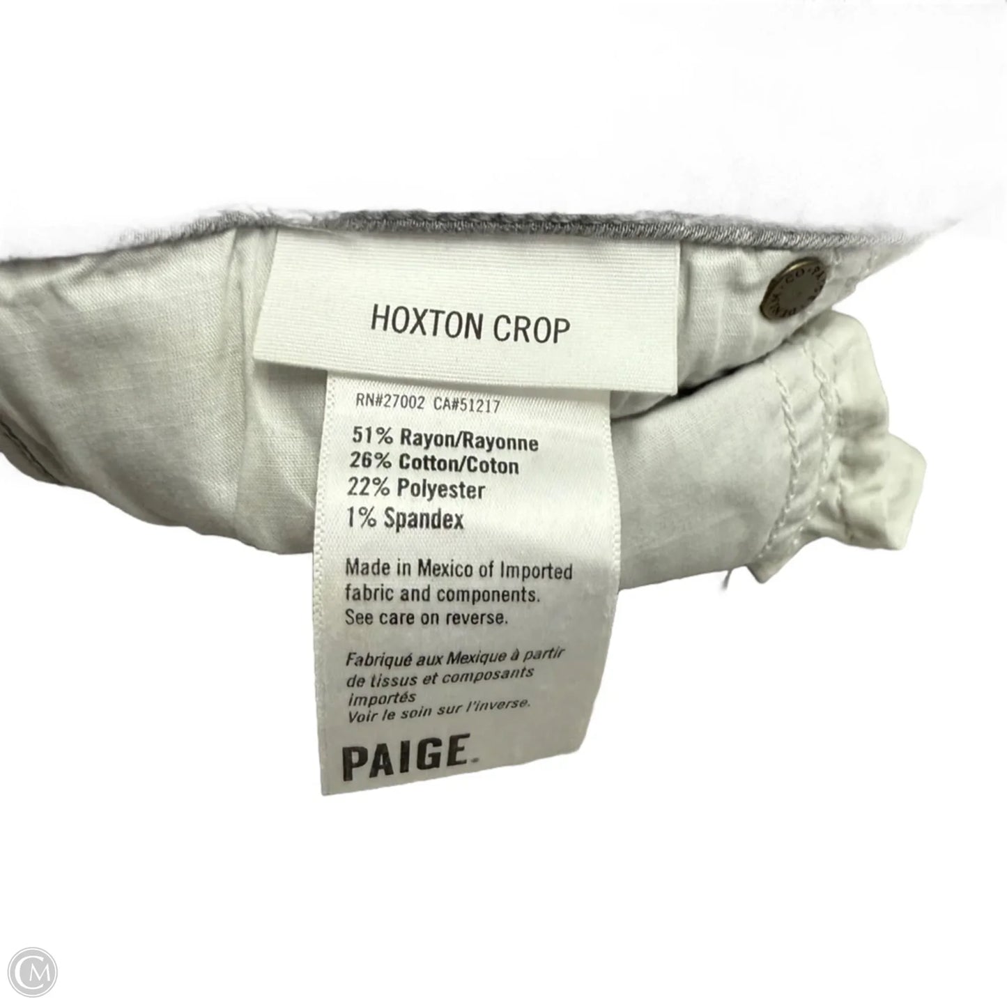 Jeans Skinny By Paige In Grey, Size: 6