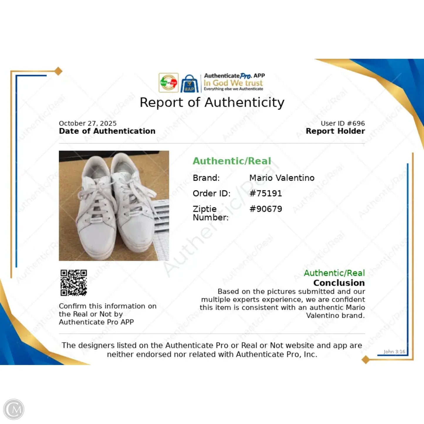 Shoes Designer By Valentino-mario In White, Size: 9.5