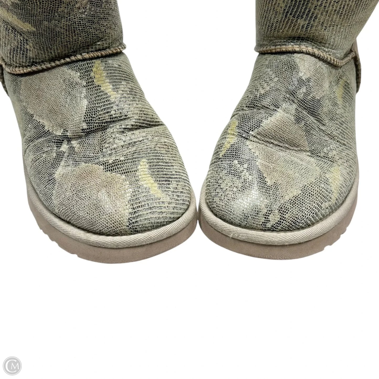 Boots Designer By Ugg In Grey, Size: 7