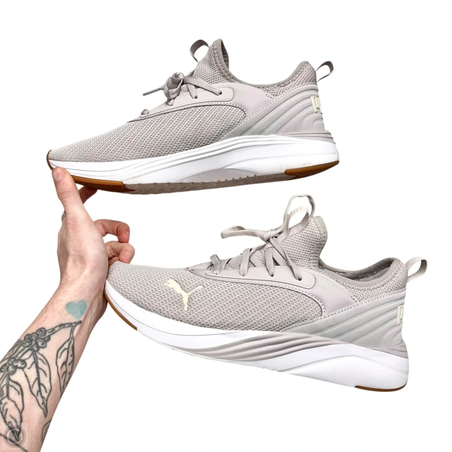 Shoes Athletic By Puma In Purple & White, Size: 9