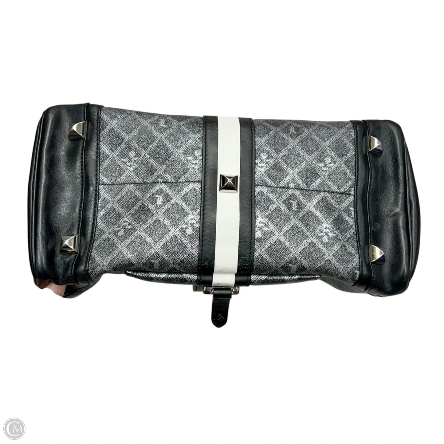 Handbag Leather By Lamb, Size: Medium