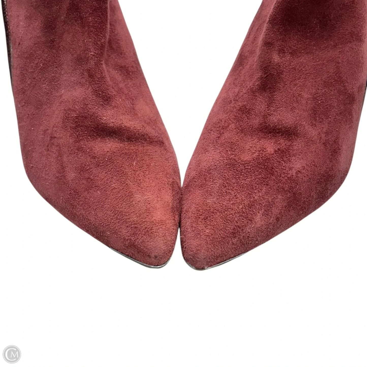 Boots Ankle Heels By Donald Pliner In Maroon, Size: 11