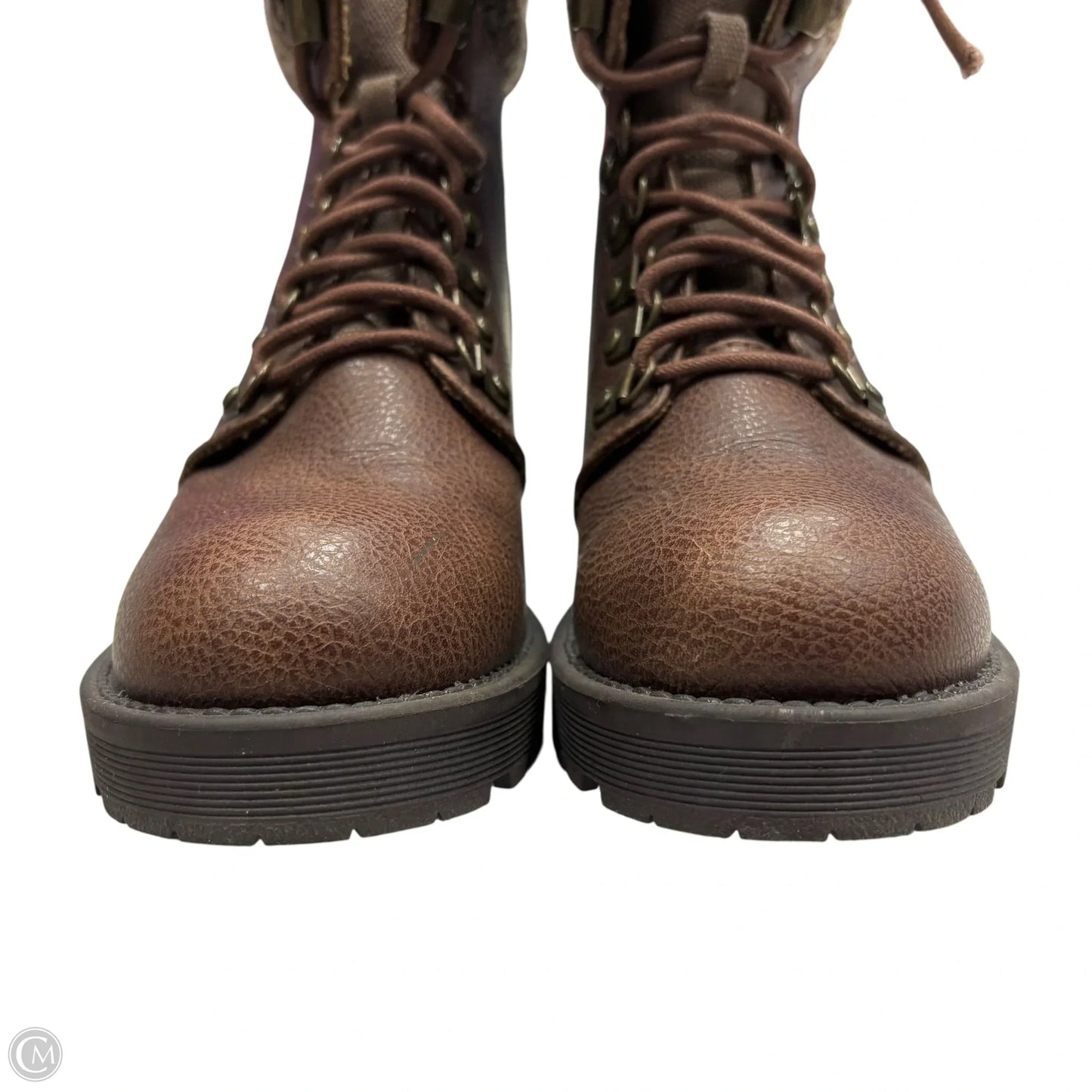 Boots Combat By Mia In Brown, Size: 6