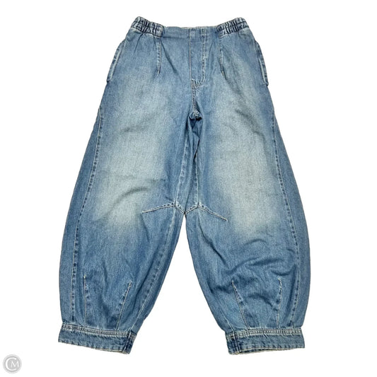 Jeans Wide Leg By We The Free In Blue Denim, Size: Xs