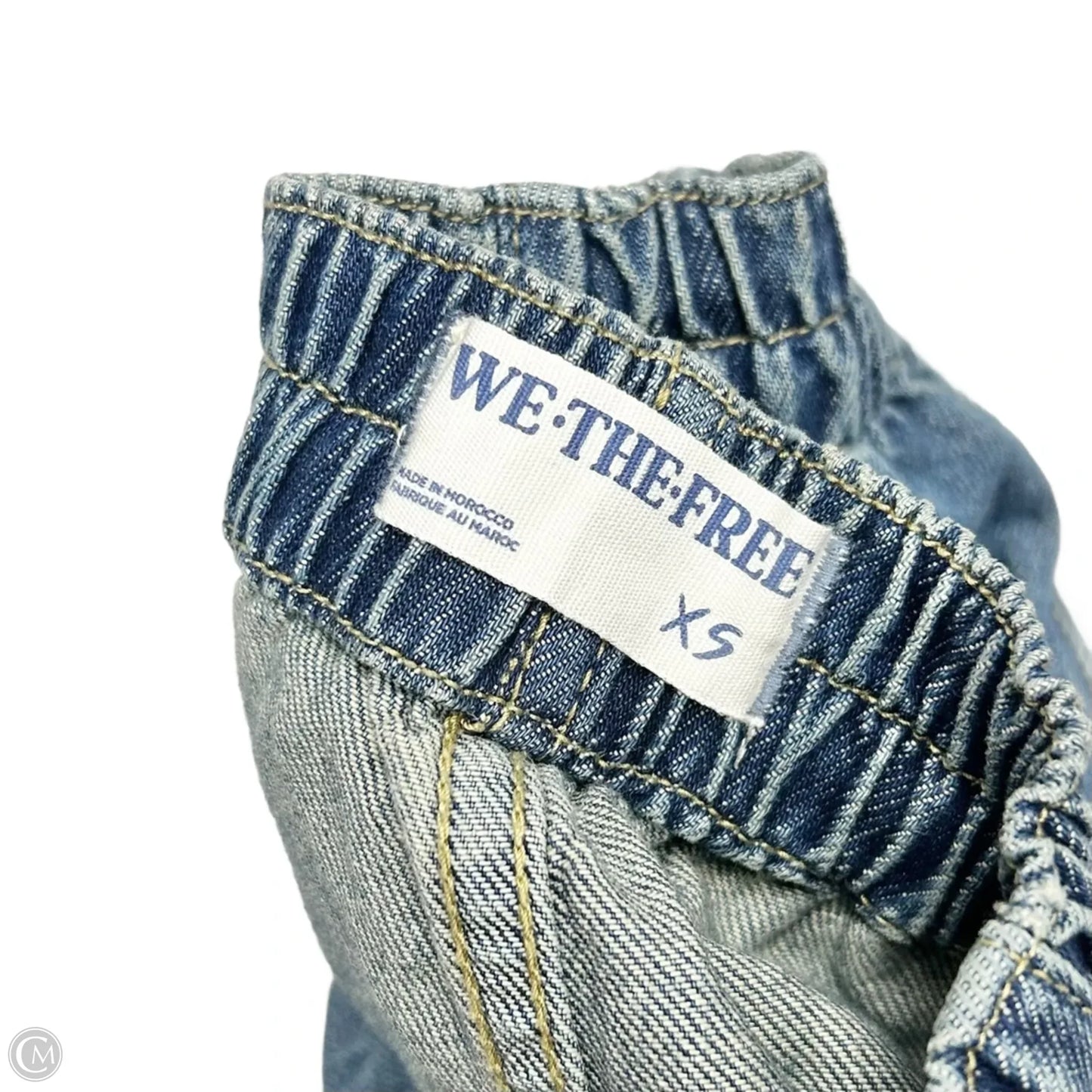 Jeans Wide Leg By We The Free In Blue Denim, Size: Xs