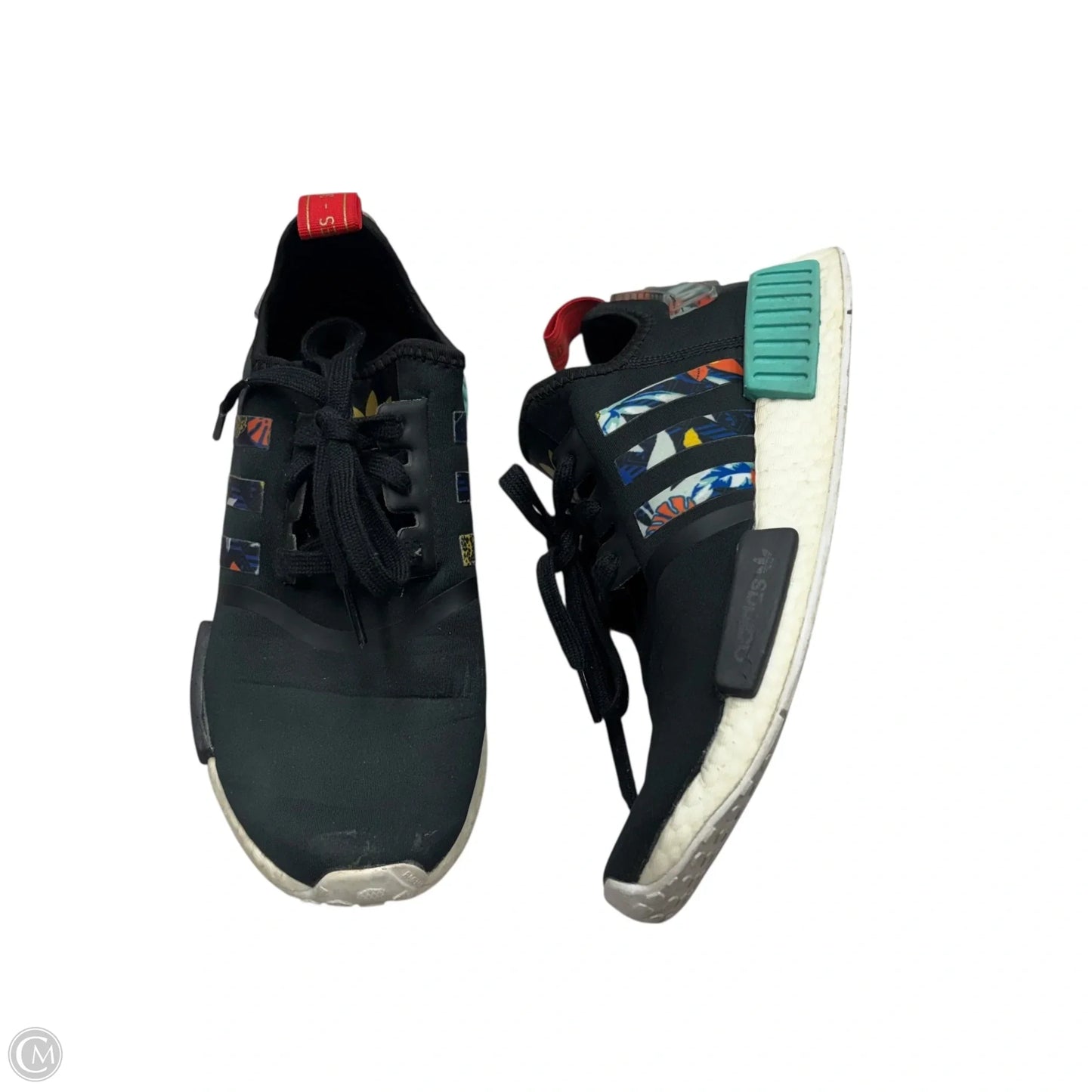 Shoes Athletic By Adidas In Black & Blue, Size: 7