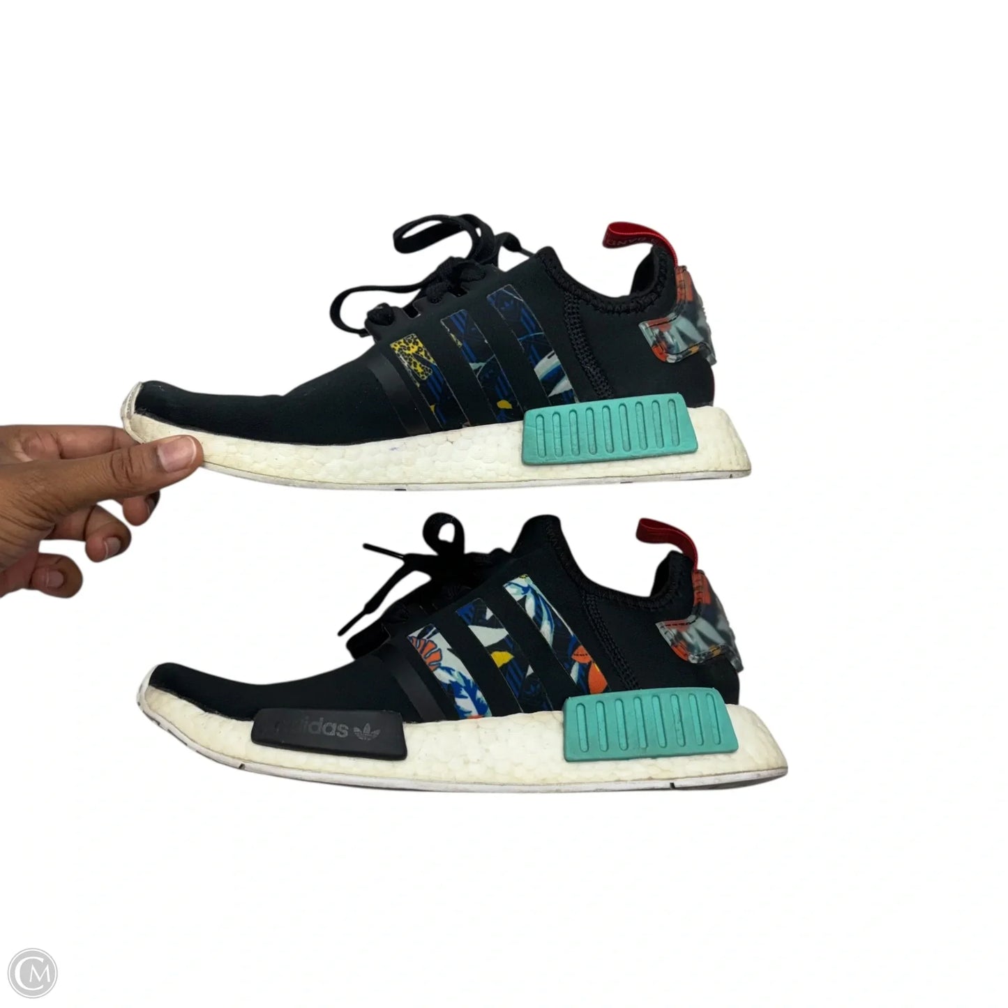 Shoes Athletic By Adidas In Black & Blue, Size: 7