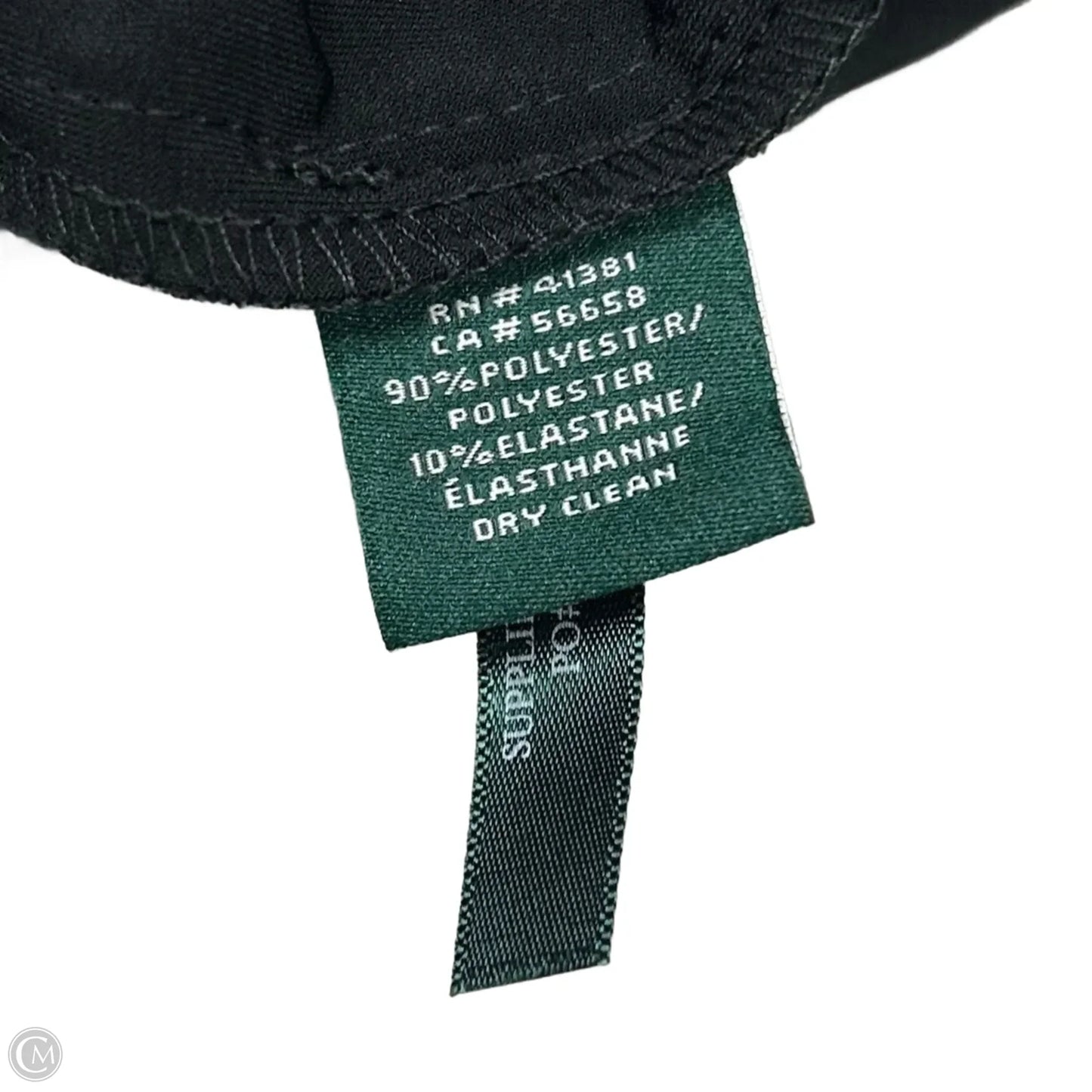 Jumpsuit By Lauren By Ralph Lauren In Black, Size: L