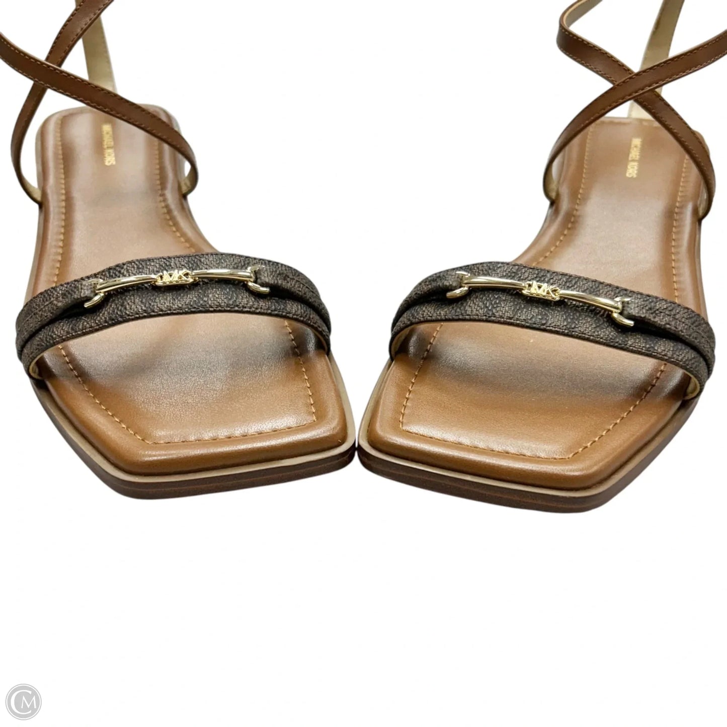 Sandals Designer By Michael Kors In Brown, Size: 9