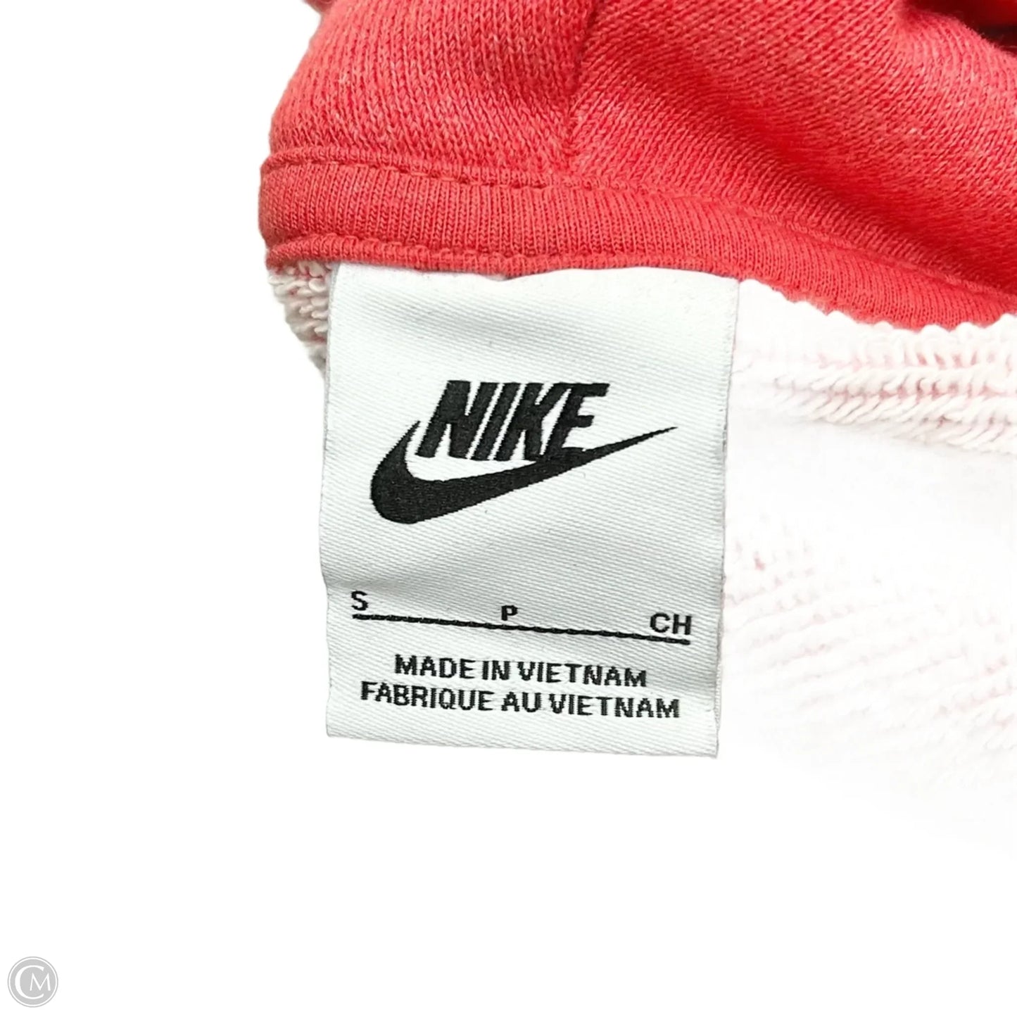 Sweatshirt Hoodie By Nike In Red, Size: S