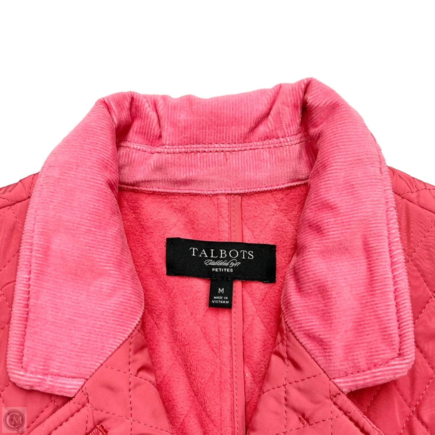 Vest Puffer & Quilted By Talbots In Pink, Size: M