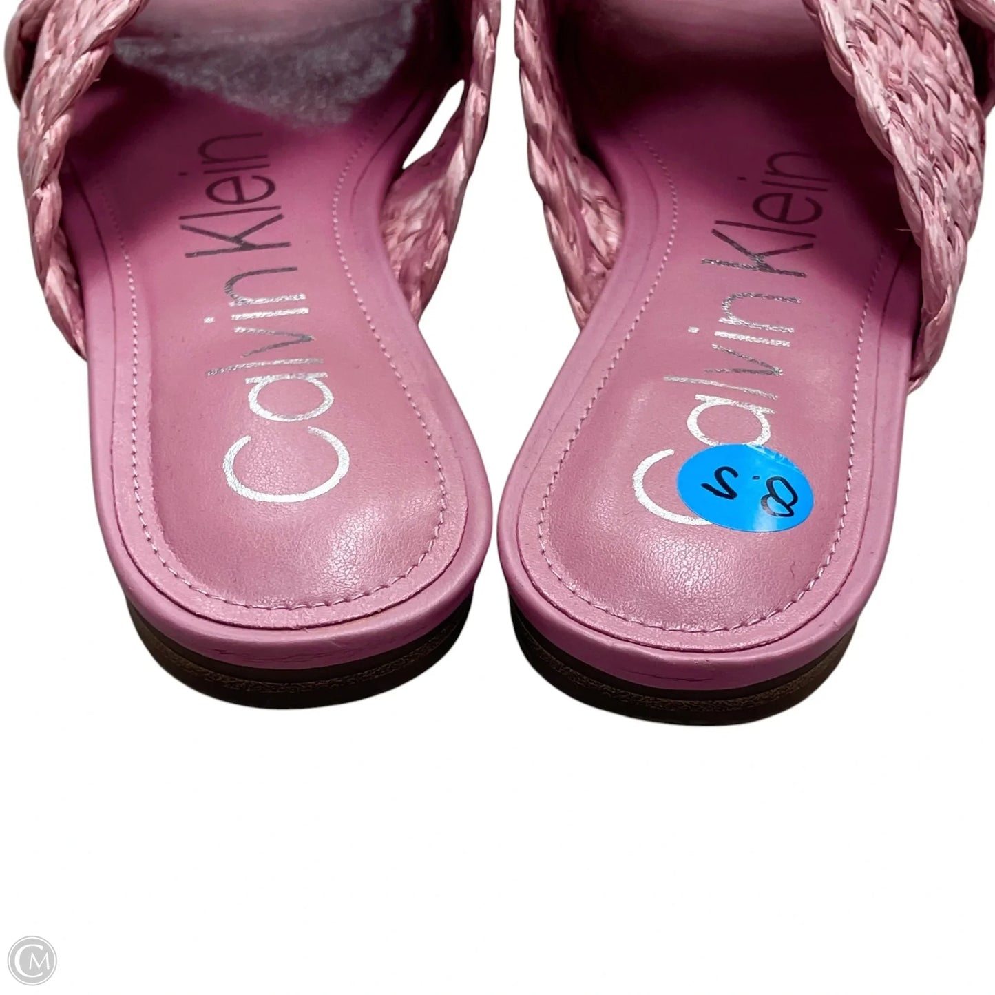 Sandals Flats By Calvin Klein In Pink, Size: 8.5